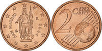 San Marino 2 Euro Cent Rome, Copper Plated Steel, KM:441 -
