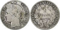 France Franc Cérès, Bordeaux, Silver, Gadoury:465a -