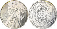 France 10 Euro Coq, Paris, Silver -