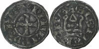 France Denier Philip II, Saint-Martin de Tours, Silver -