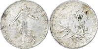 France 50 Centimes Semeuse, Paris, Silver, Gadoury:420 -