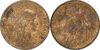 France 10 Centimes Dupuis, Paris, Bronze, Gadoury:277 -