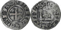 France Denier Tournois Philip II, Saint-Martin de Tours, Billon -