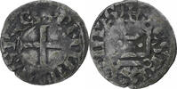 France Denier Tournois Philip II, Saint-Martin de Tours, Billon -