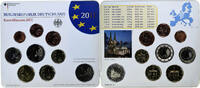 GERMANY - FEDERAL REPUBLIC Set 1 ct. - 2 Euro + 2€ Kölner Dom, Coin card -