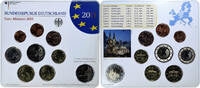GERMANY - FEDERAL REPUBLIC Set 1 ct. - 2 Euro + 2€ Kölner Dom, Coin card -