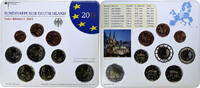 GERMANY - FEDERAL REPUBLIC Set 1 ct. - 2 Euro + 2€ Kölner Dom, Coin card -