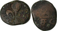 French India Doudou Louis XV, Pondicherry, Bronze -