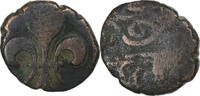 French India Doudou Louis XV, Pondicherry, Bronze -