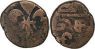French India Doudou Louis XV, Pondicherry, Bronze -