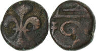French India Doudou Louis XV, Pondicherry, Bronze -