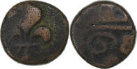 French India Doudou Louis XV, Pondicherry, Bronze -