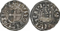 France Denier Tournois Louis VIII-IX, Billon -