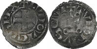 France Denier Tournois Louis VIII-IX, Billon -