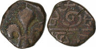 French India Doudou Louis XV, Pondicherry, Bronze -