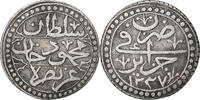 Algeria 1/4 Budju Mahmud II, Silver -