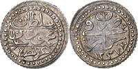 Algeria 1/8 Budju Mahmud II, Silver -