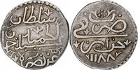 Algeria 1/4 Budju Abdul Hamid I, Silver -