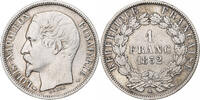 France 1 Franc Napoleon III, Paris, Silver, Gadoury:458 -
