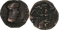 Tetradrachm Baktrian Kingdom, Hermaios, Bronze -