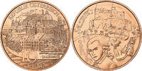 Austria 10 Euro Salzburg, Vienna, Copper, KM:3232 -