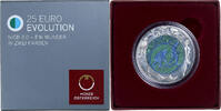Austria 25 Euro Evolution, Vienna, Bi-Metallic -