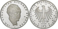 Germany 10 Euro Richard Strauss, Proof, Berlin, Silver -