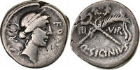 Denarius Sicinia, Rome, Silver, Crawford:440/1 -