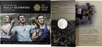 United Kingdom 2 Pounds 1908 London Olympic Centenary, London, BU -