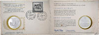 Brazil Medal + stamp International Society of Postmasters, Silver -