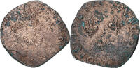 France Double Tournois Henri III, Copper, Gadoury:455 -