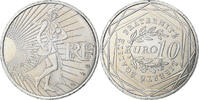 France 10 Euro Semeuse, Monnaie de Paris, Silver, KM:1580 -