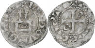 France Denier Louis VI le gros, Dreux, 1st Type, Silver -
