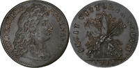 France betaalpenning Louis XIV, Rattachement de Bar à la France, Copper -
