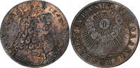 France betaalpenning Louis XIV, Chambre aux Deniers, Copper -
