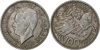 Monaco 100 Francs Rainier III, Monnaie de Paris, Copper-nickel -