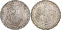 Germany 5 Mark Gerhard Mercator, Stuttgart, Silver, KM:126 -