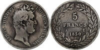France 5 Francs Louis-Philippe, Paris, Silver, Gadoury:676a -