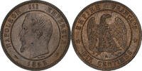 France 10 Centimes Napoleon III, Paris, Bronze, Gadoury:248 -