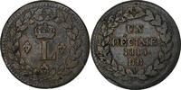 France Décime. Louis XVIII, Strasbourg, Bronze -