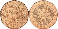 Austria 5 Euro New Year, Vienna, Copper -