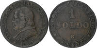 Papal States Soldo Pius IX, Rome, Copper, KM:1372.2 -