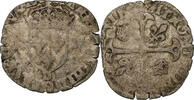 France Douzain aux deux H Henri IV, Lyon, Billon, Gadoury:552 -