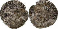 France Douzain aux deux H Henri IV, Billon, Gadoury:552 -