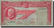 Angola 500 Escudos Banknote, 1962-06-10, KM:95 -