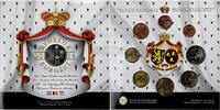 Benelux 3x 1 ct. - 2€ + Token les nouveaux souverains, BU -