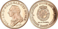 Italy Medal Bicentenario della conquista Monte Bianco, Bronze, Proof -