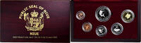 Niue 5 Cents to 1 Dollar Elizabeth II, Proof -
