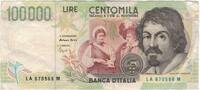 Italy 100,000 Lire Banknote, 1994-05-06, KM:117a -