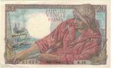 France 20 Francs Pêcheur, K.18, Fayette:13.2, KM:100a -